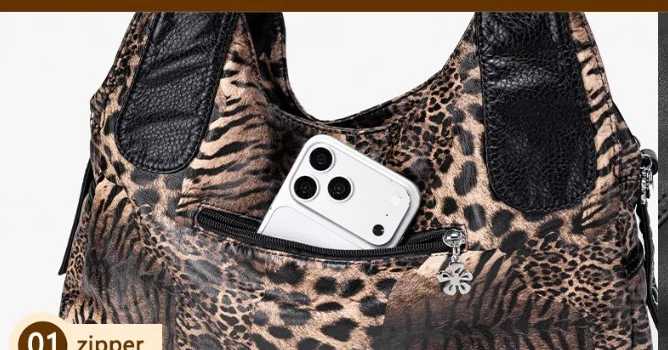 Phone sliding into the front zip pocket